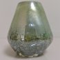 Awesome Heavy Glass Bubbled Hand Blown Nebula Vase Inkwell Paperweight Rare 600G