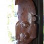 Hard and Heavy Wood Mask Hand Carved Wooden Art Collector Home Decor Excellent