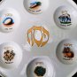 Vintage Porcelain Passover Tray Plate Jerusalem Israel Hand Painted Rare