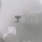 Vintage Porcelain Passover Tray Plate Jerusalem Israel Hand Painted Rare