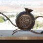 Handmade Israel Arts & Crafts Hammered Copper Vase on Stand Vintage 50's