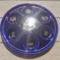 Vintage Porcelain Kfar Menachem KM Passover Tray Plate Judaica Hand Decorated