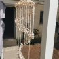 Spiral Cascading Shell Wind Chime Awesome African Tribal Hand Work Collectible