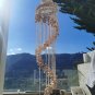 Spiral Cascading Shell Wind Chime Awesome African Tribal Hand Work Collectible