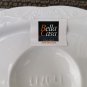 Bella Casa by Fabio Moretti White Porcelain Passover Tray Plate Judaica Rare