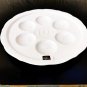 Bella Casa by Fabio Moretti White Porcelain Passover Tray Plate Judaica Rare