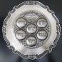 Novell Pewter Finish Passover Tray Plate Judaica Jerusalem Excellent Not Used