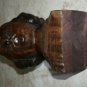 Hand Carved Wooden Lode VAn den Brande Signed Hard and Heavy Belgian Wood Art 4K