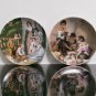 Vintage Pair Tirschenreuth and Mitterteich Bavaria Germany Plates Clasic Paints