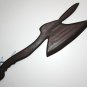 Hand Carved Solid Wood Wooden Axe Wall Hanging Home Bar Decoration 21" Rare