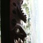 XXL 18" Hand Made Beautifully Carved Asian Wooden Mask Fantastic Display Decor