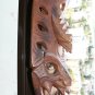 XXL 18" Hand Made Beautifully Carved Asian Wooden Mask Fantastic Display Decor