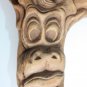 Wooden Hand Carved Candle Holder Face Wood Art Wall Hanging Rustic Home Decor