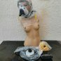 Israeli IDF Full Face Gas Mask Kit W/ Blower NBC 40MM Nato Filter Not Used