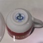 Rare Collectible Soviet USSR Porcelain Red Tea Cup & Saucer