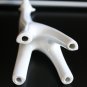 Old Vintage Naaman Israel White Cast Porcelain Large Giraffe Statue Figurine 9"