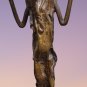 Old Vintage Bronze African Art Figurine Statue from Upper Volta - Burkina Faso