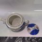 Rare USSR Polonne Porcelain Teapot Gardner Style 53-57 Hand Painted Flowers