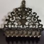 An Italian Bronze Hanukkah Lamp, probably 18th century Wall Hanging Menorah