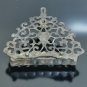 An Italian Bronze Hanukkah Lamp, probably 18th century Wall Hanging Menorah