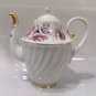 Vintage Large Lomonosov Tea Coffee Pot LFZ Porcelain Floral Wild Berry USSR