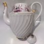 Vintage Large Lomonosov Tea Coffee Pot LFZ Porcelain Floral Wild Berry USSR