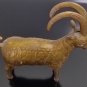 Vintage 1960s Brass Persian Ram Mythical Mountain Aries Sign Sculpture Figurine