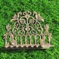 Antique Solid Bronze Hanukkah Lamp Menorah North Africa c.18th