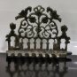 Antique Solid Bronze Hanukkah Lamp Menorah North Africa c.18th