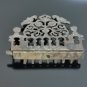 Antique Solid Bronze Hanukkah Lamp Menorah North Africa c.18th