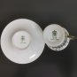 Rare Vintage Set Germany GDR Porcelain Demitasse Cups & Saucer Cobalt Gold Gilde