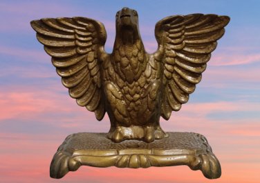 Old Antique Brass Base for Table Lamp Eagle Shape