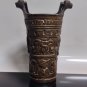 L@@K Antique BRONZE Holy Water Bucket HEAVY Ash Pail Joanes Bervolvs Boa 1556