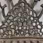 Rare Antique Bronze Hanukkah Lamp Menorah Morocco Ca 1900 Wall Hanging