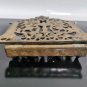 Antique Bronze Moroccan Judaica Hanukkah Oil Menorah Wall Hanging Handmade Rare