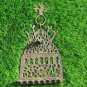 Antique Hanukkah Menorah Judaica Moroccan Brass Hanging Oil Lamp
