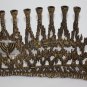 Vintage Menorah Mid Century Brutalist Brass Hanukkah Wainberg Slag Style Israel
