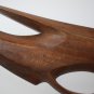 Large Wood Carved African Art Bowl Tray Zaire Signed