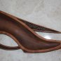 Large Wood Carved African Art Bowl Tray Zaire Signed