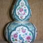 Shantung Decor AK Kaiser Porzellan Vase W Germany Birds Flowers Gold Awesome 10"