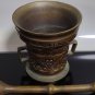 Antique Bronze Mortar and Pestle Dutch "Leefte Verwint Al Dinck Anno 1590"
