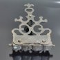 Antique Solid Bronze Hanukkah Lamp Menorah from Marocco c.19th Wall Hanging