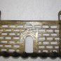 Wall Hanging Israel Museum Bronze Hanukkah Oil Menorah Judaica 8 Arms Lamp Rare