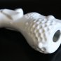 Old Vintage Naaman Israel White Cast Porcelain Poodle Dog Figurine 5"