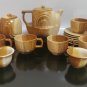 Vintage Stoneware Romanian Coffee Tea Set 70's