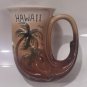 Vintage K&S Hawaiian Creations Stoneware Hawaii Palm Tree Coffee Mug Tiki Mug
