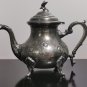 Rare Antique Les Meilleurs Metal Blanc Argente Silverplate Teapot French Marks