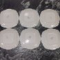 Vintage 60's Kadar Israel Porcelain Plate with Fruits Set of 6 Rare