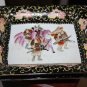 Old Antique Satsuma Hand Painted Porcelain Ceramic Ashtray Collectible Decorativ