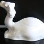 Vintage Naaman Israel White Cast Porcelain Camel Figurine Collectible Excellent